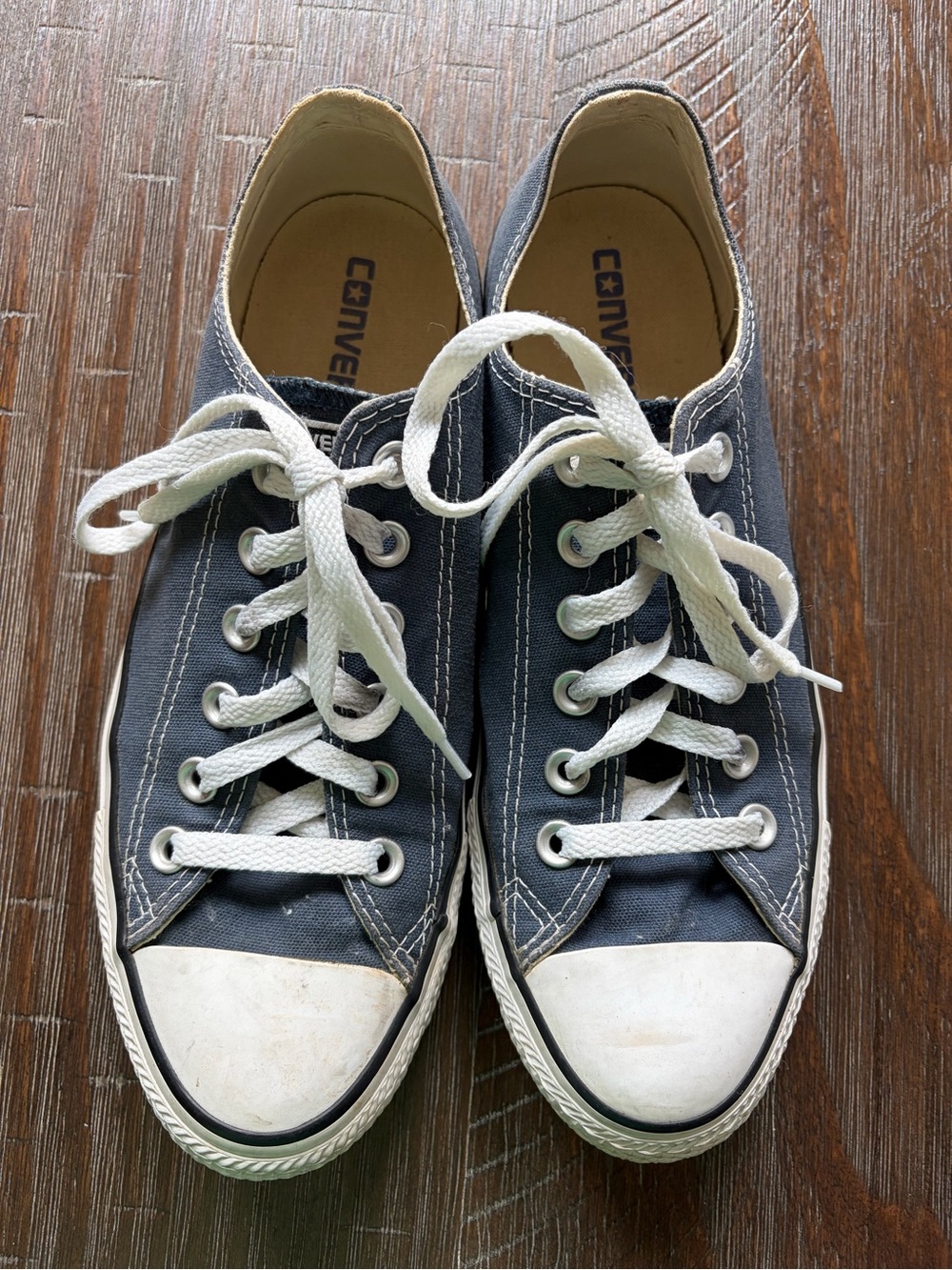 Converse Chuck Taylor All Star Low Top Sneaker, Indigo, Womens 8.5